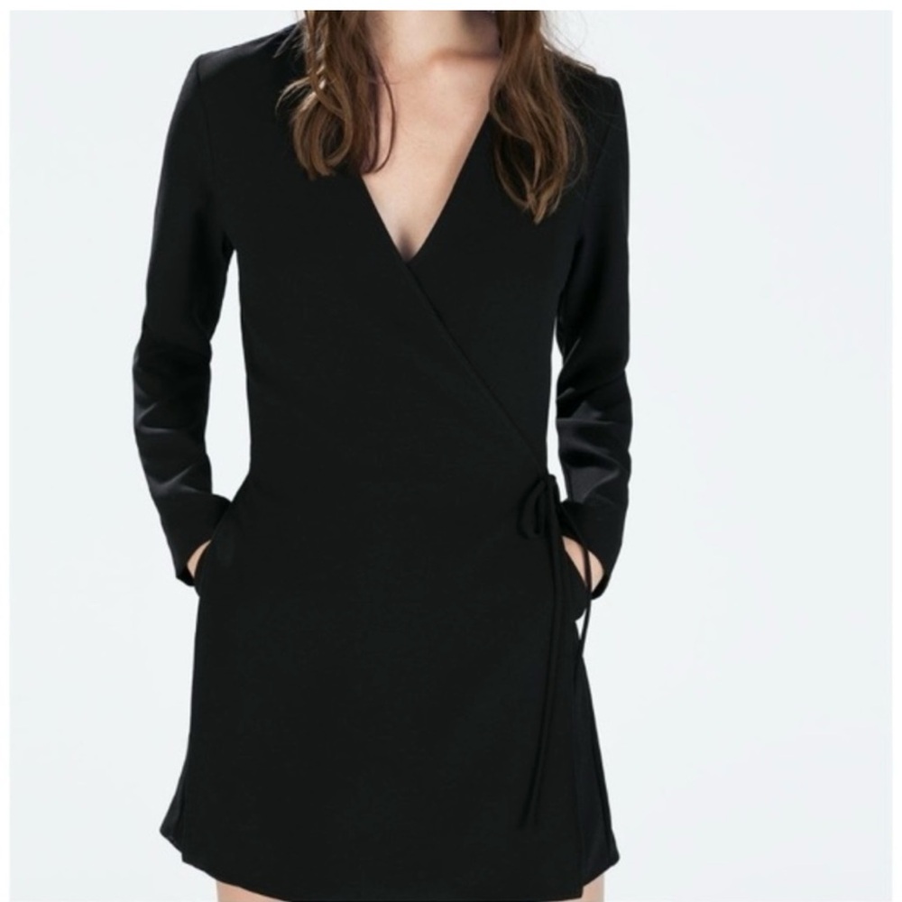 Black Wrap Romper